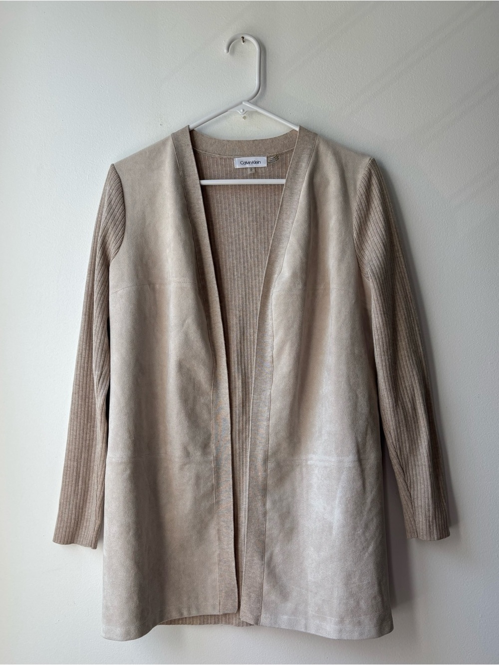 Calvin-klein Women's Tan and Cream Cardigan